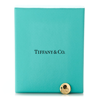 Tiffany 18K Yellow Gold Notes Letter J Disc Charm Pendant 4 of 4