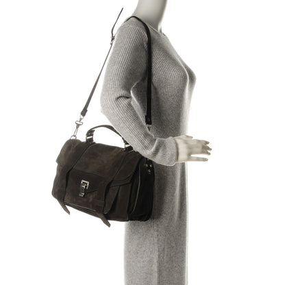 Proenza Schouler Suede Medium PS1 Satchel Pepe 2 of 7
