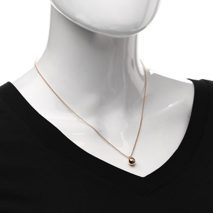 Tiffany 18K Rose Gold 8mm HardWear Ball Pendant Necklace 2 of 6