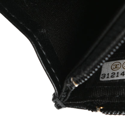 Chanel Lambskin Quilted Mini Camellia Bow Wallet On Chain WOC Black 7 of 10