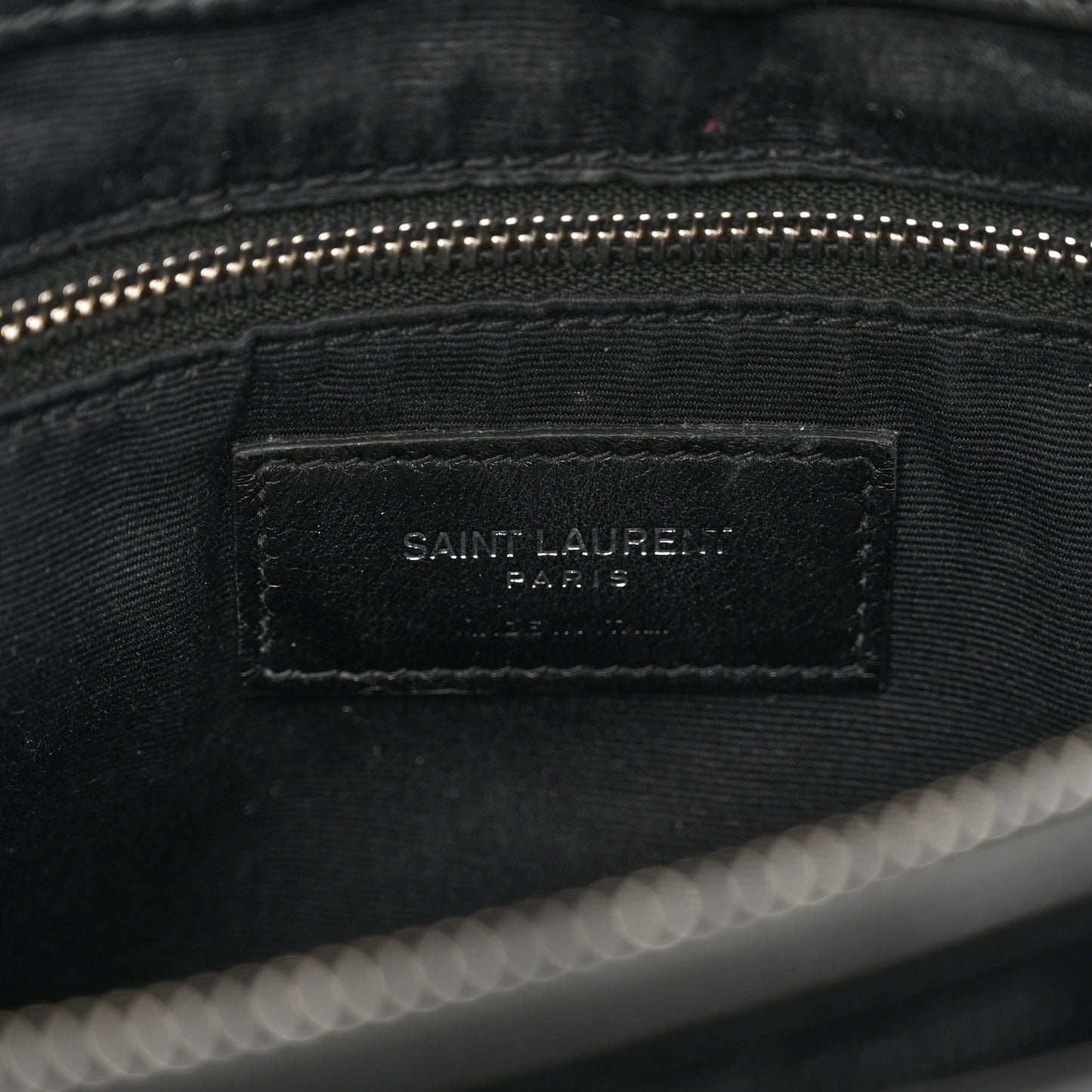 Calfskin Y Quilted Monogram Medium Loulou Chain Satchel Black