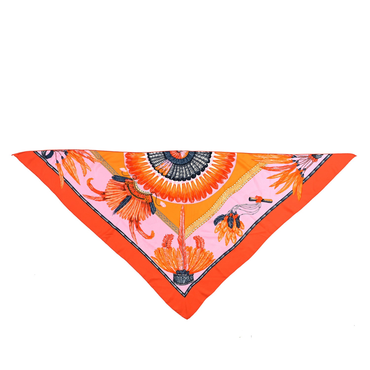 Hermes Silk Brazil Giant Triangle Scarf 1 of 3
