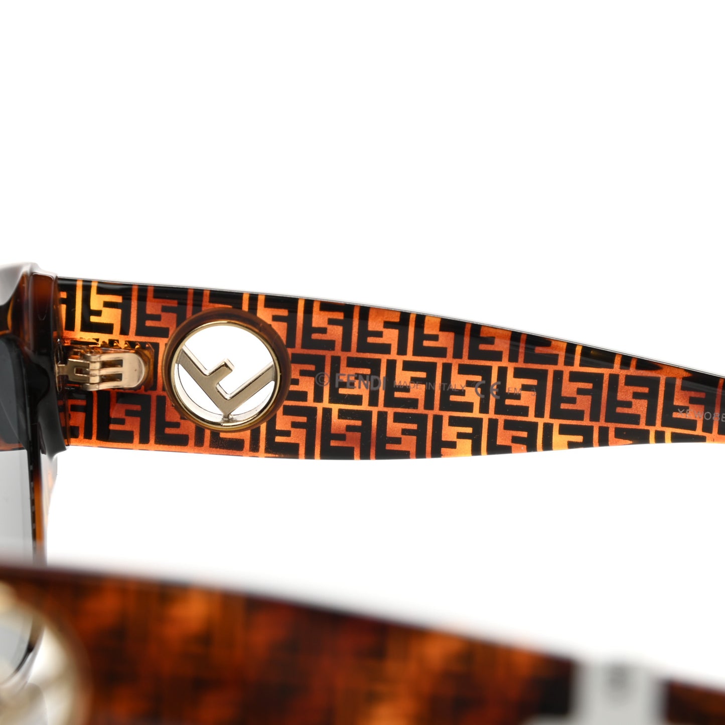 Acetate F is Fendi FF 51mm Cat Eye Sunglasses 0327/S Tortoise Camouflage