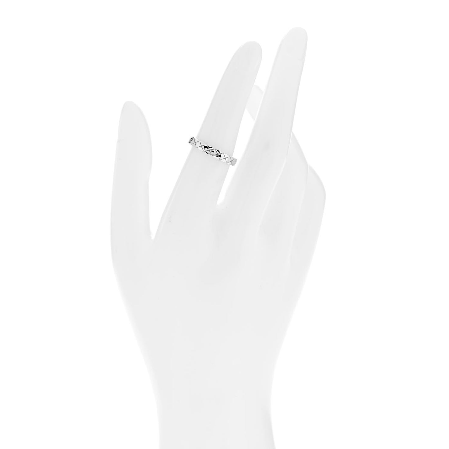 18K White Gold Mini Coco Crush Ring 52 6