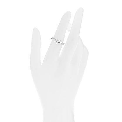 Chanel 18K White Gold Mini Coco Crush Ring 52 6 2 of 5