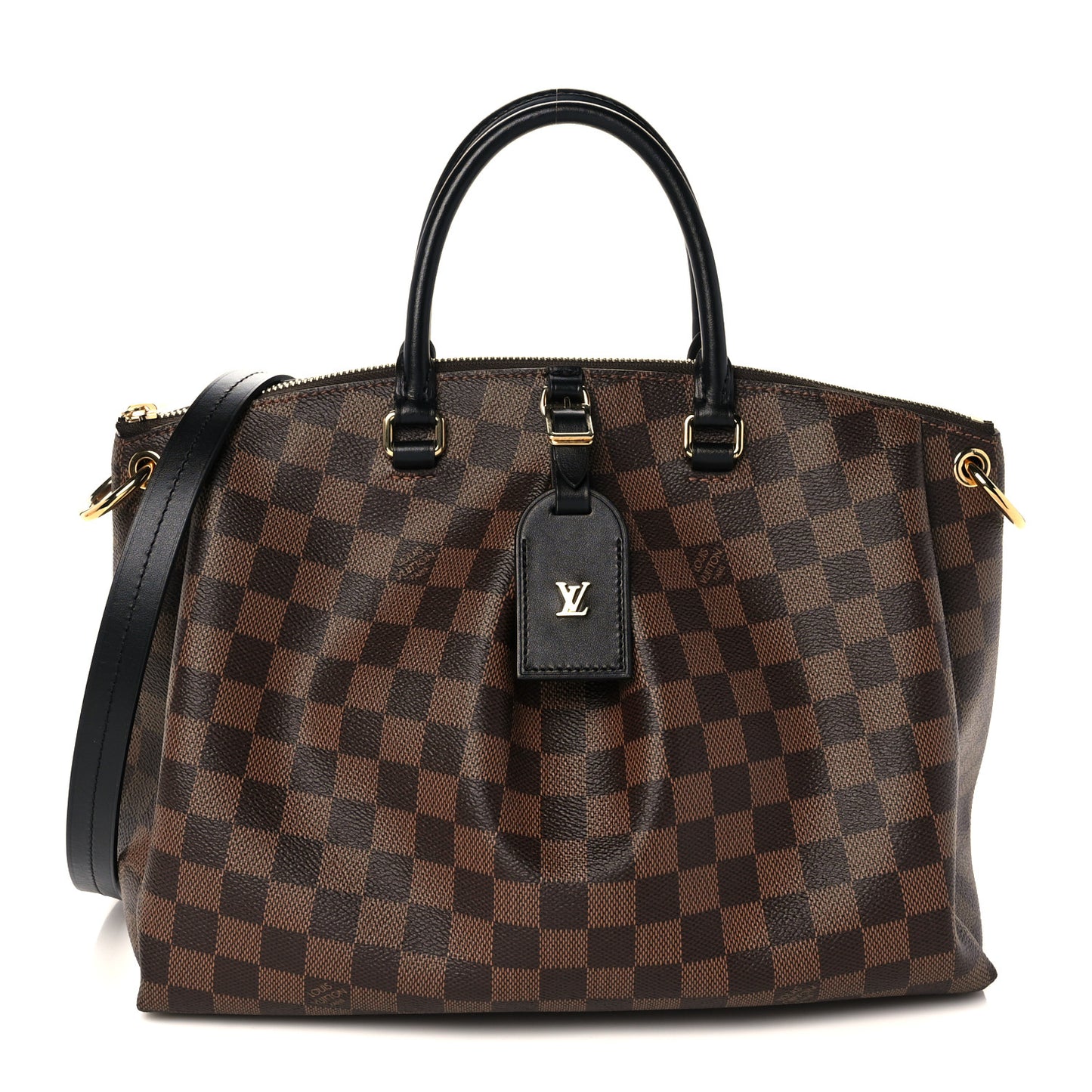 Damier Ebene Odeon Tote MM Black