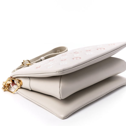 Louis Vuitton Lambskin Embossed Monogram Coussin PM Natural Creme 9 of 10