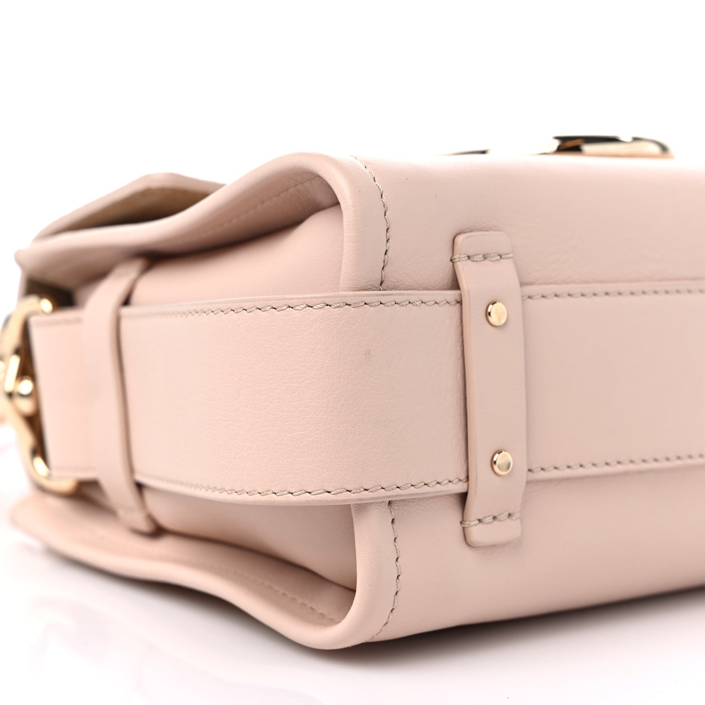 Calfskin Mini Tess Day Bag Cement Pink