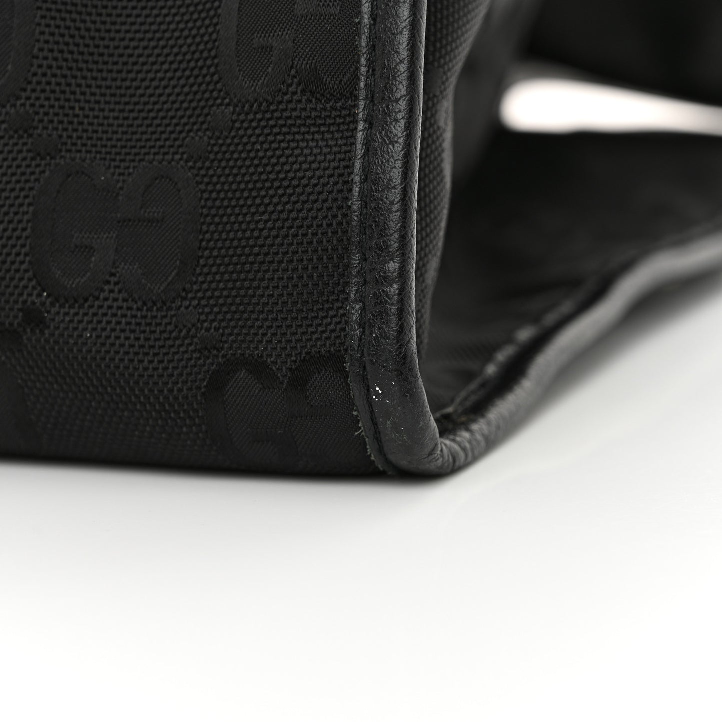 Econyl Nylon Monogram Large Off The Grid Tote Bag Black