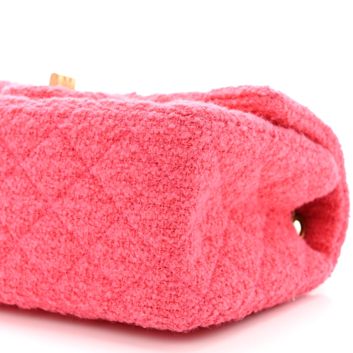 Chanel Tweed Quilted 2.55 Reissue Mini Flap Pink 10 of 10
