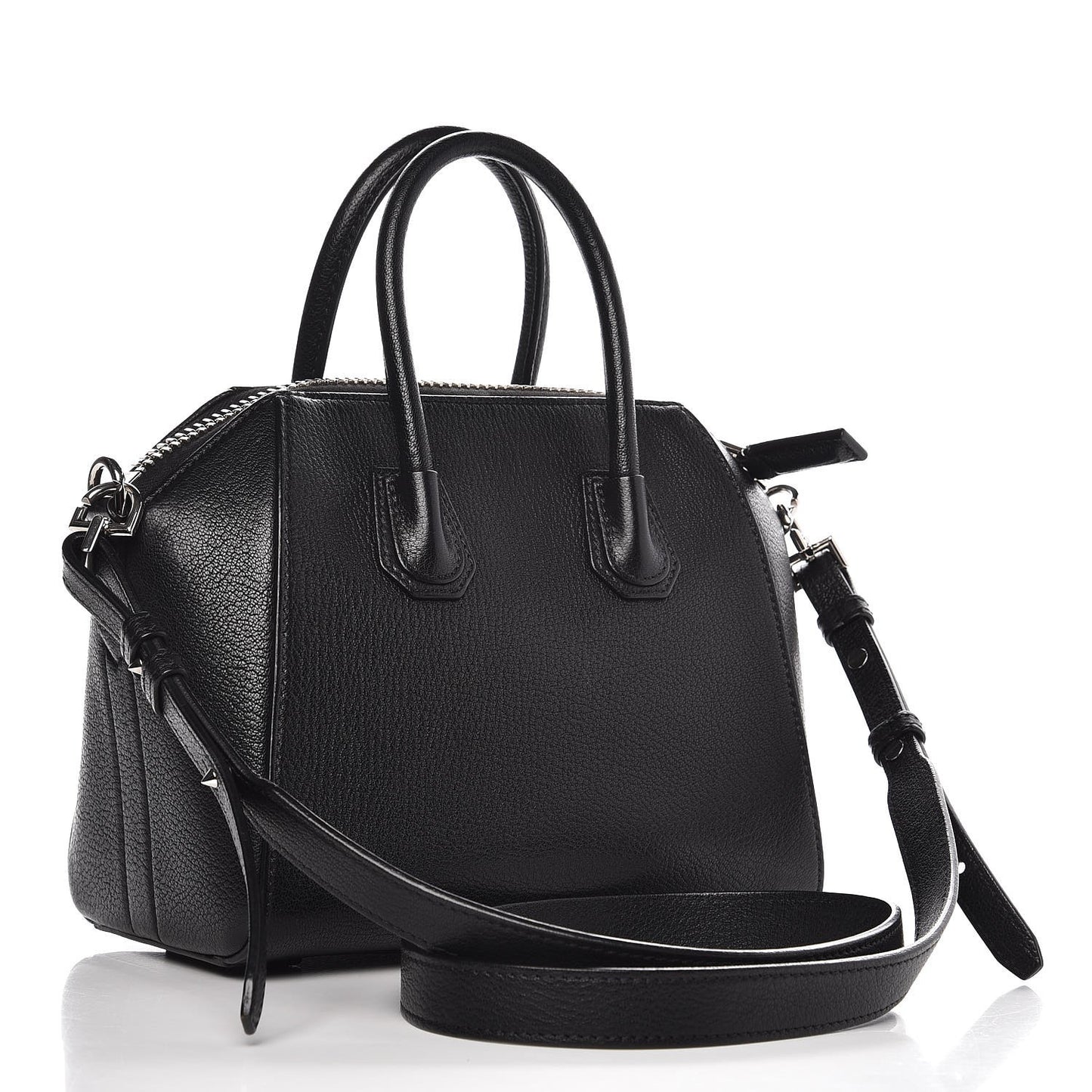 Sugar Goatskin Mini Antigona Black