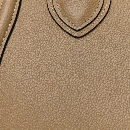 Celine Drummed Calfskin Mini Luggage Dune 16 of 17