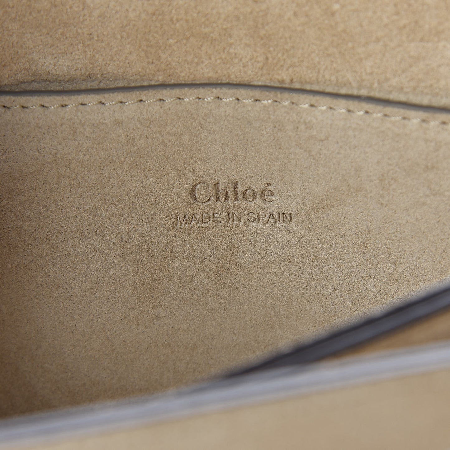 Suede Calfskin Small Faye Shoulder Bag Tobacco