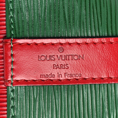 Louis Vuitton Epi Bi-Color Petit Noe Borneo Castillan Red 8 of 8