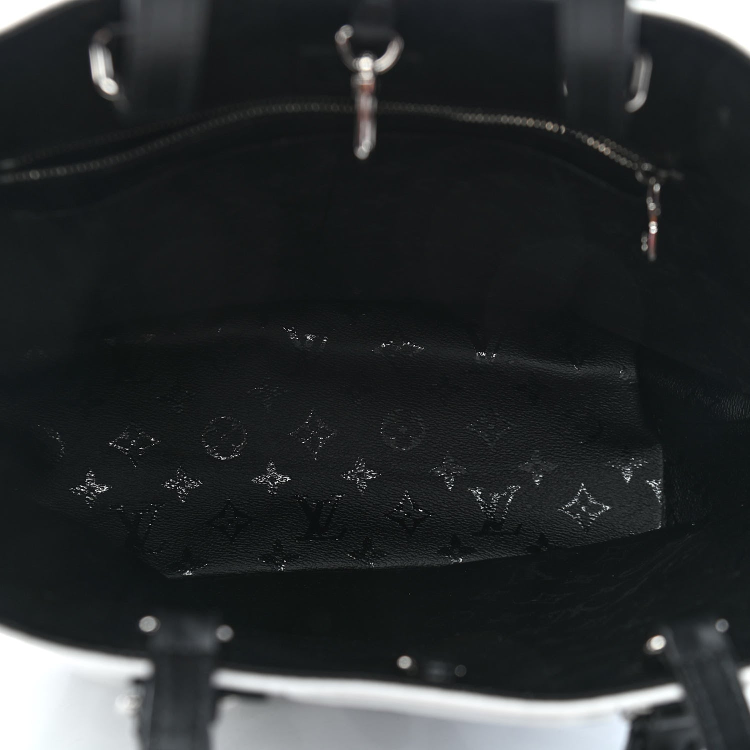 Louis Vuitton X UF Tufted Monogram Tufted Cabas White Black 9 of 17