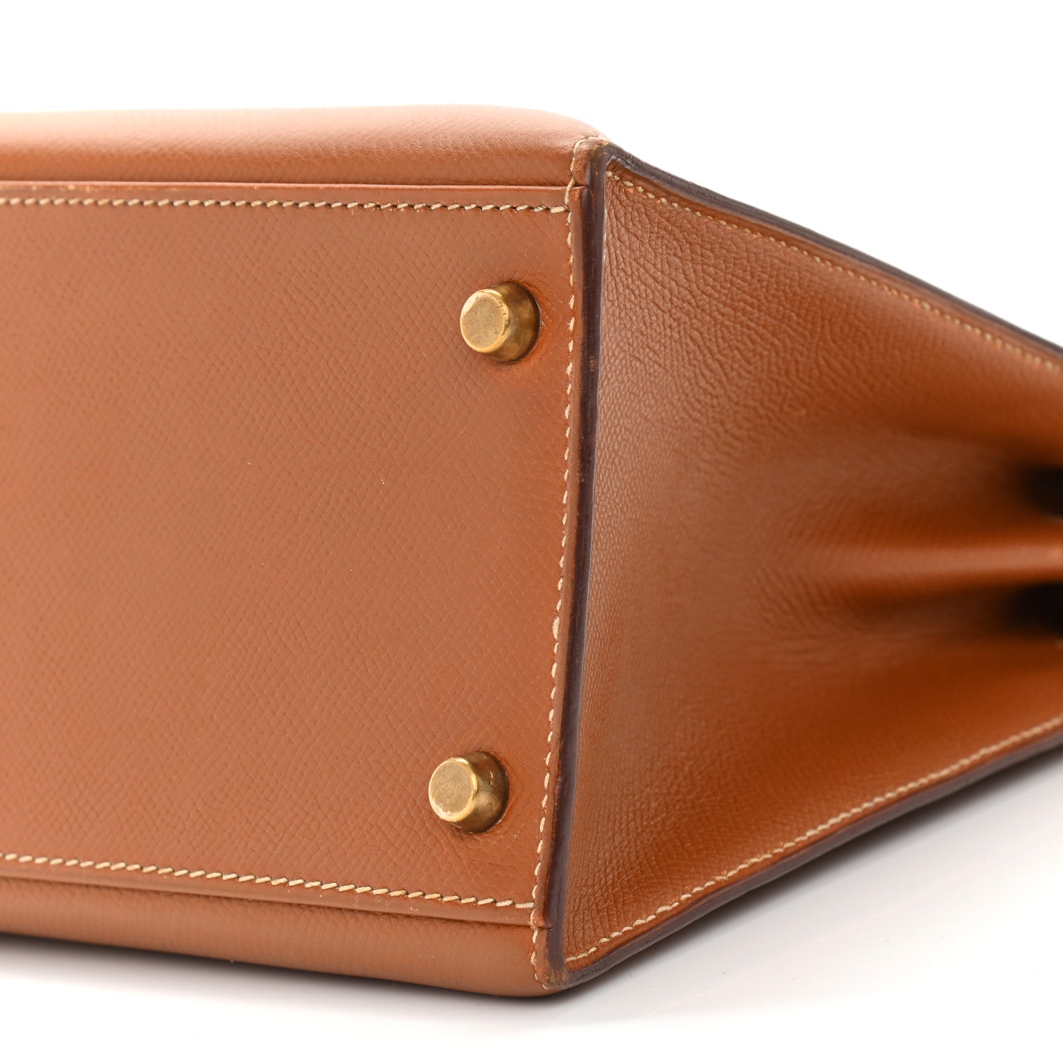 Hermes Courchevel Kelly Sellier 28 Gold 10 of 26