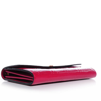 Louis Vuitton Vernis Sarah Wallet Rose Indien 4 of 7