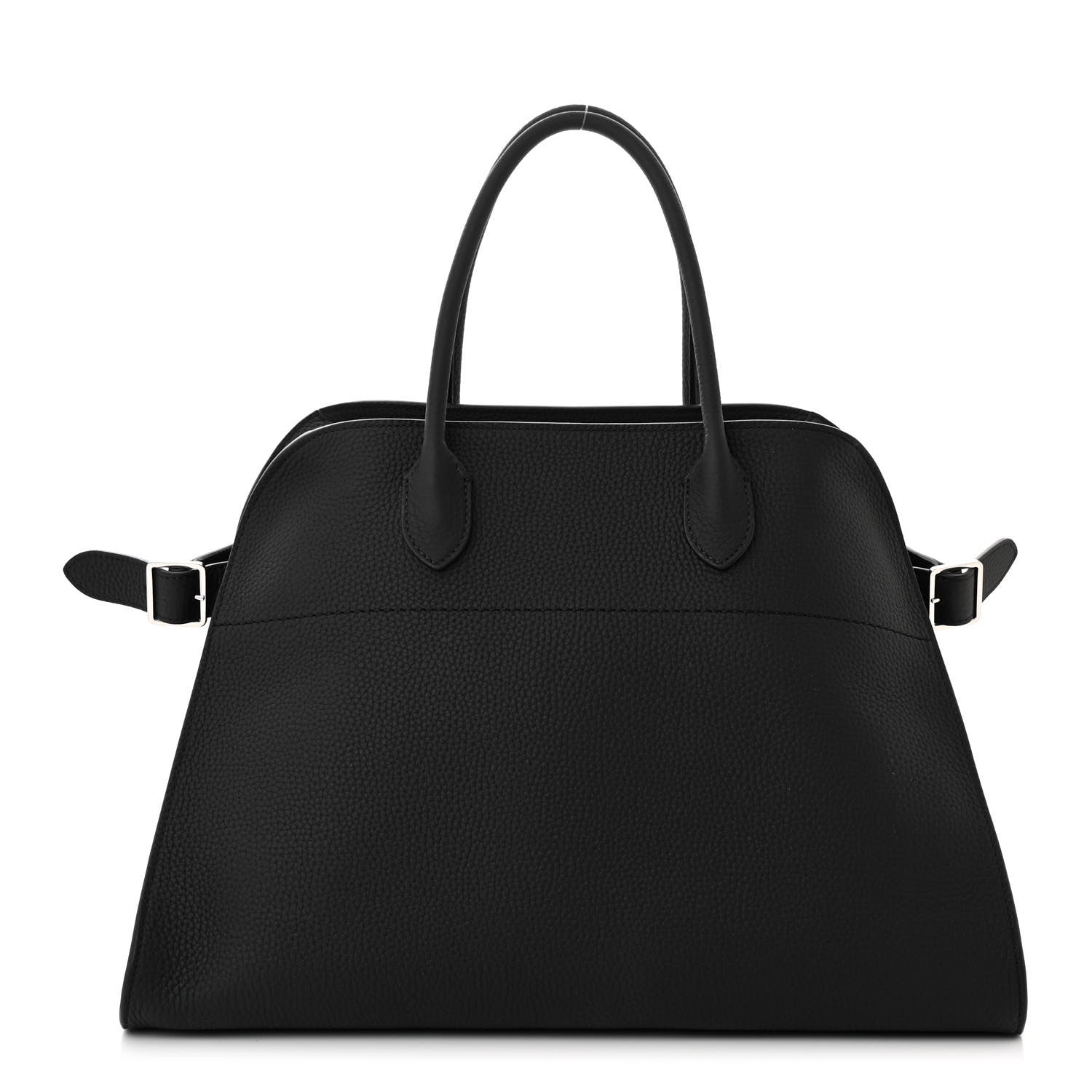 The Row Matte Grained Calfskin Soft Margaux 15 Black 1 of 9