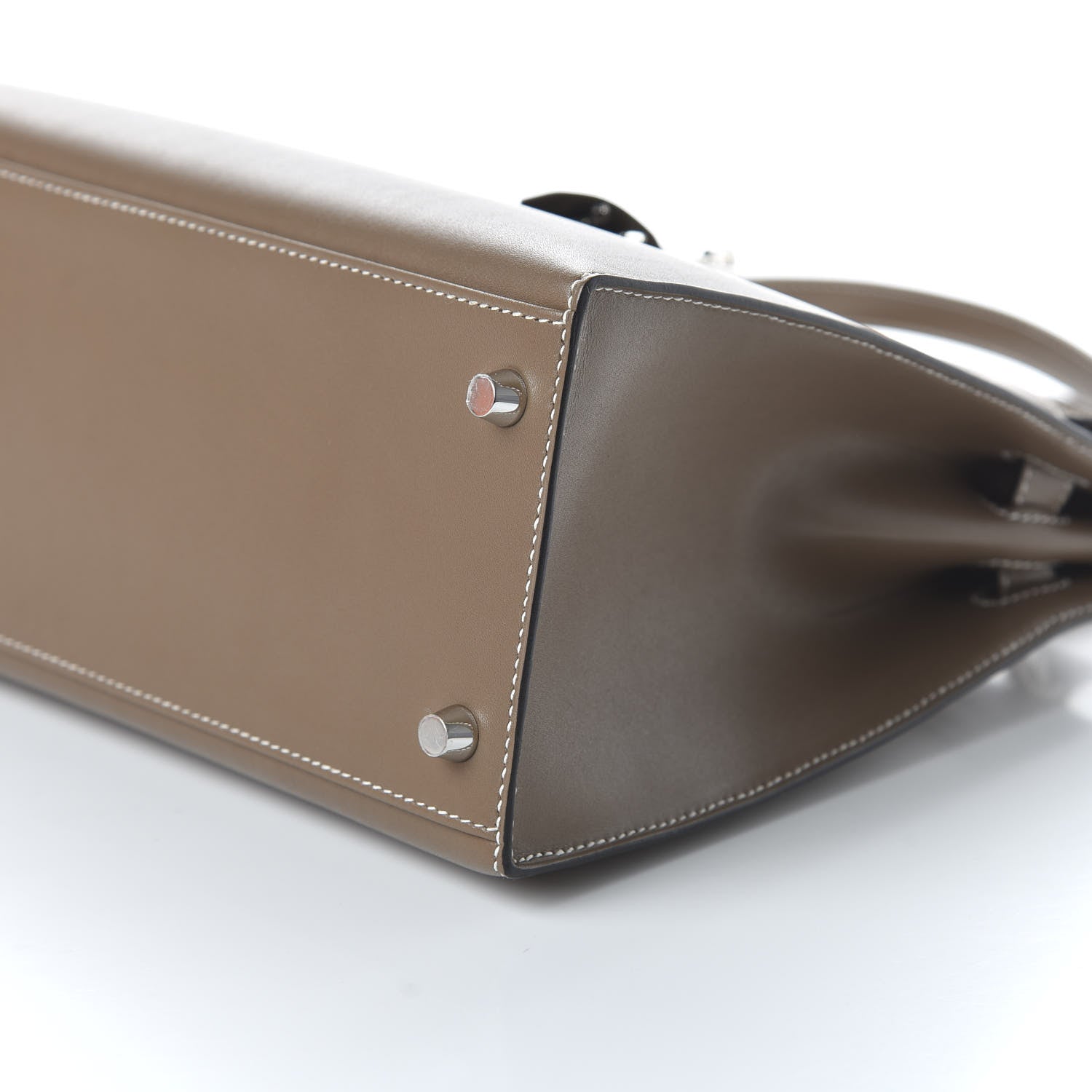 Hermes Tadelakt Kelly Sellier 28 Etoupe 8 of 12