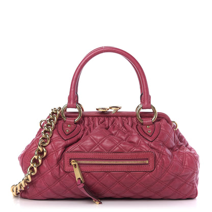 Marc Jacobs Lambskin Quilted Stam Fuchsia 1 of 10
