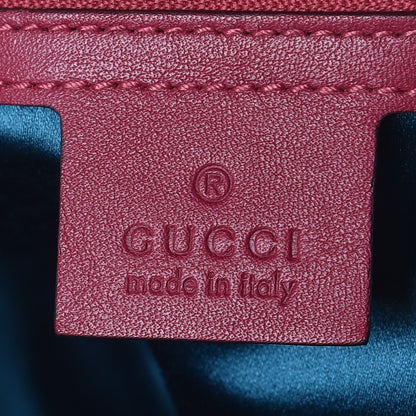 Gucci Velvet Matelasse Small GG Marmont Shoulder Bag Light Raspberry Rose 6 of 9