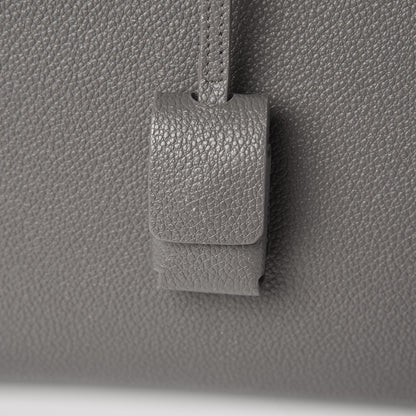 Saint Laurent Grained Calfskin Small Sac De Jour Fog 10 of 32