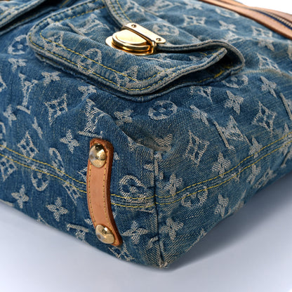 Louis Vuitton Denim Baggy GM Blue 9 of 13
