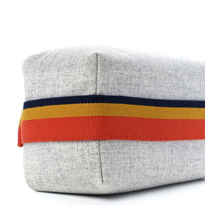 Hermes Canvas Small Bride-A-Brac Pouch Gris Flanelle 8 of 9