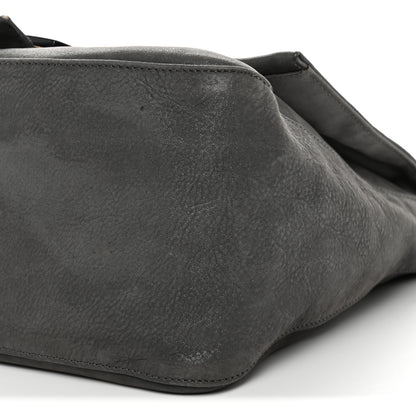 Fendi Vitello Savana Big Mama Baguette Grigio Tartaruga Natural 10 of 13