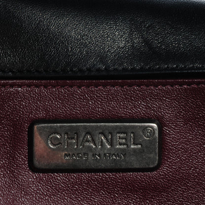 Chanel Goat Hair Medium Celtic Boy Flap Black 6 of 8