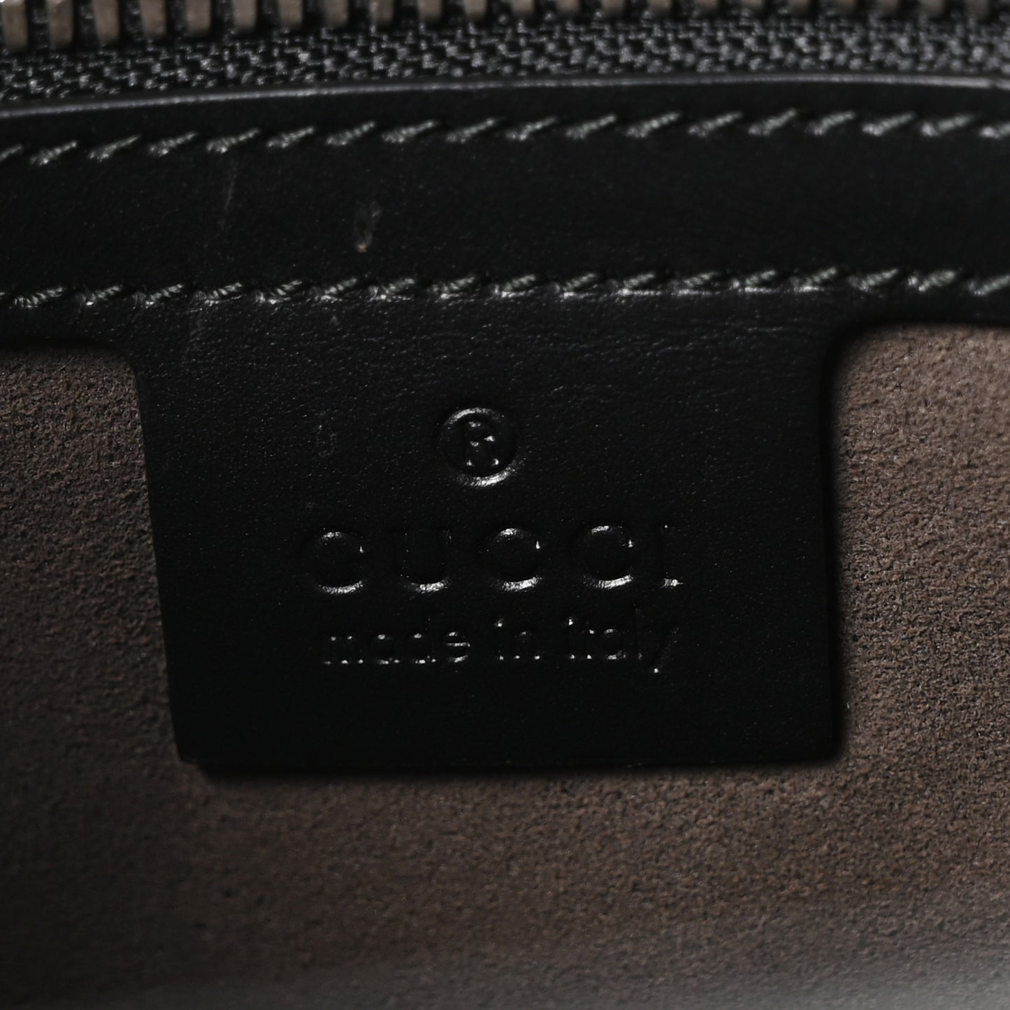 Guccissima Signature Briefcase Black