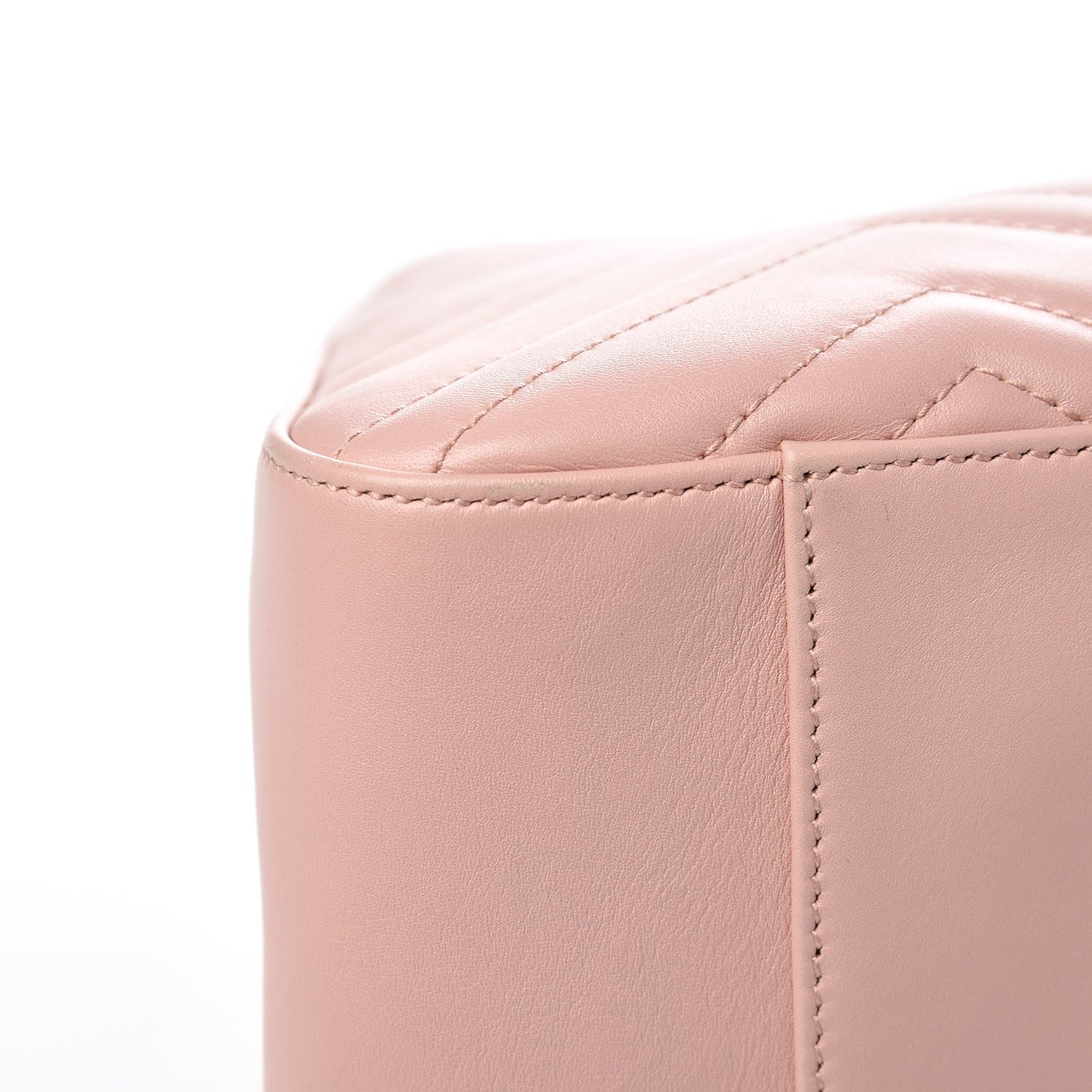Gucci Calfskin Matelasse Medium GG Marmont Shoulder Tote Bag Perfect Pink 9 of 9