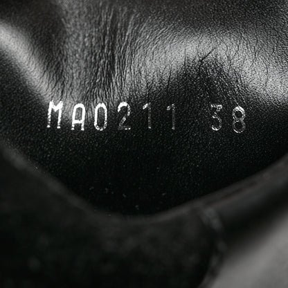 Louis Vuitton Suede Monogram Laureate Platform Desert Boots 38 Kaki Black 6 of 8