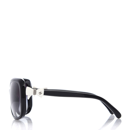 Chanel CC Bow Sunglasses 5171 Black White 3 of 8