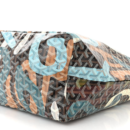 Goyard Goyardine Saint Louis Lettres Camouflage GM Black Blue 11 of 11