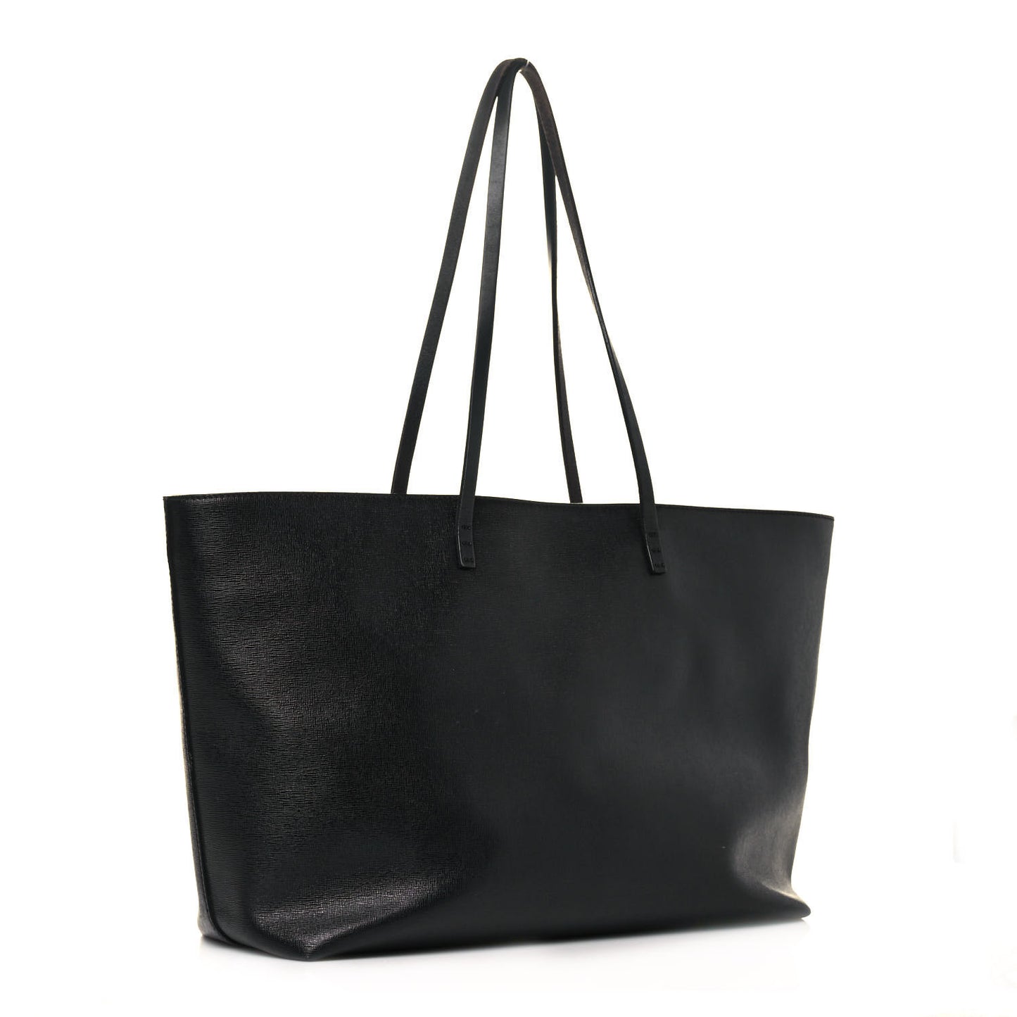 Vitello Elite Flowerland Medium Roll Tote Black