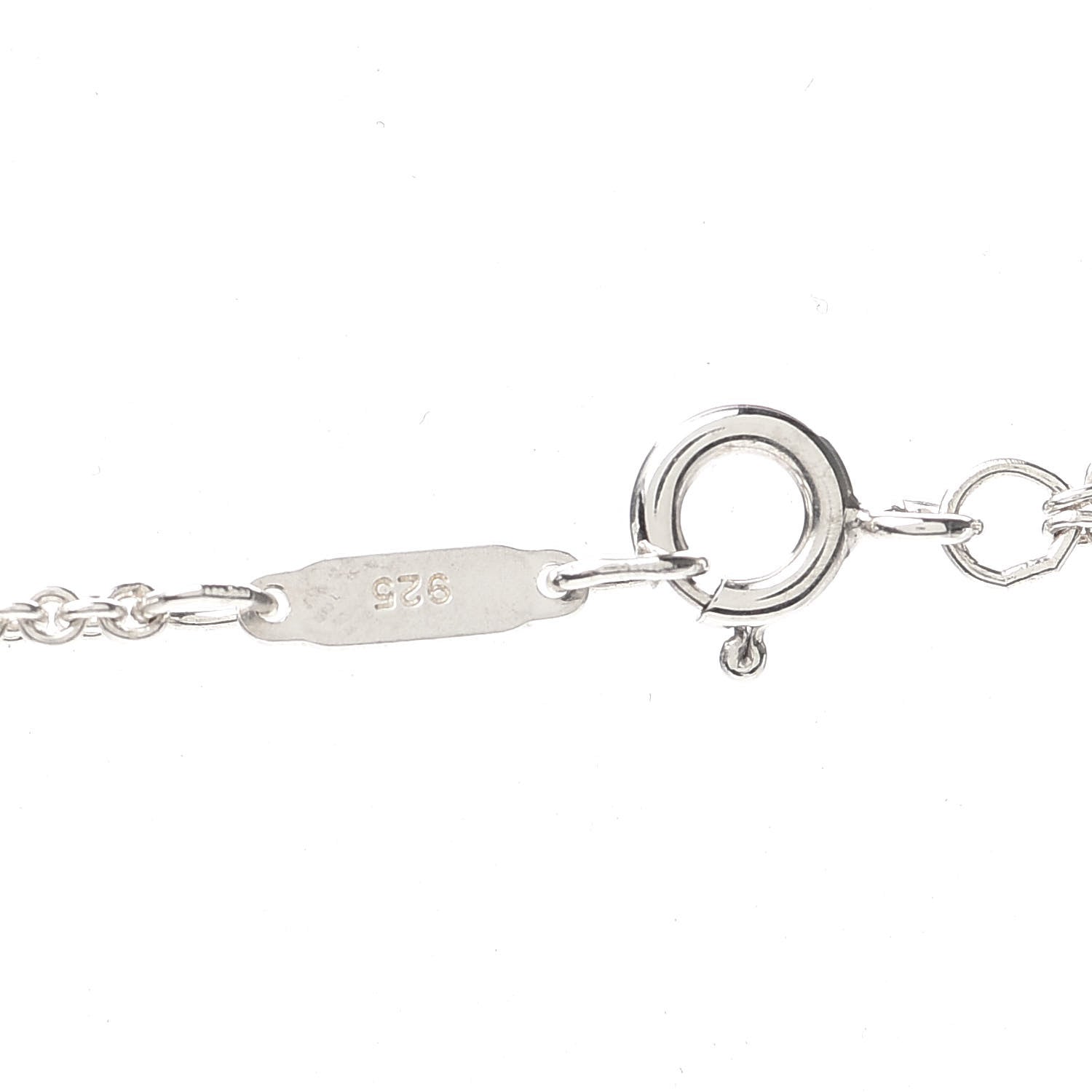 Tiffany Sterling Silver Figure 8 Pendant Necklace 4 of 6