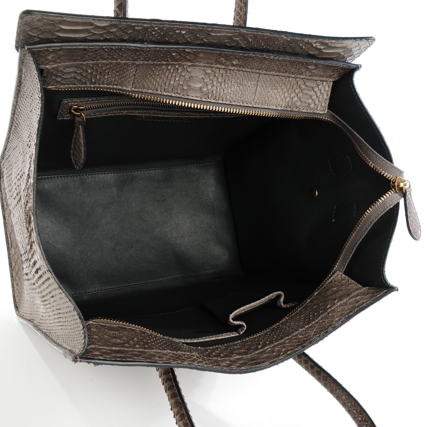 Celine Python Mini Luggage Grey 7 of 9
