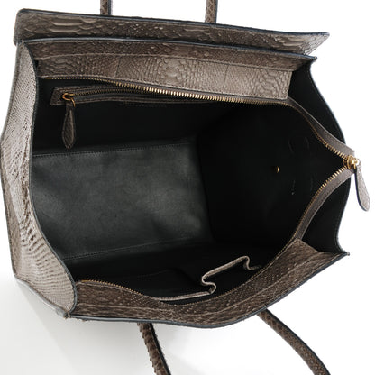 Celine Python Mini Luggage Grey 7 of 9