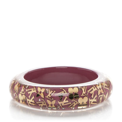Louis Vuitton Resin Swarovski Medium Inclusion Bracelet GM Violine 1 of 3