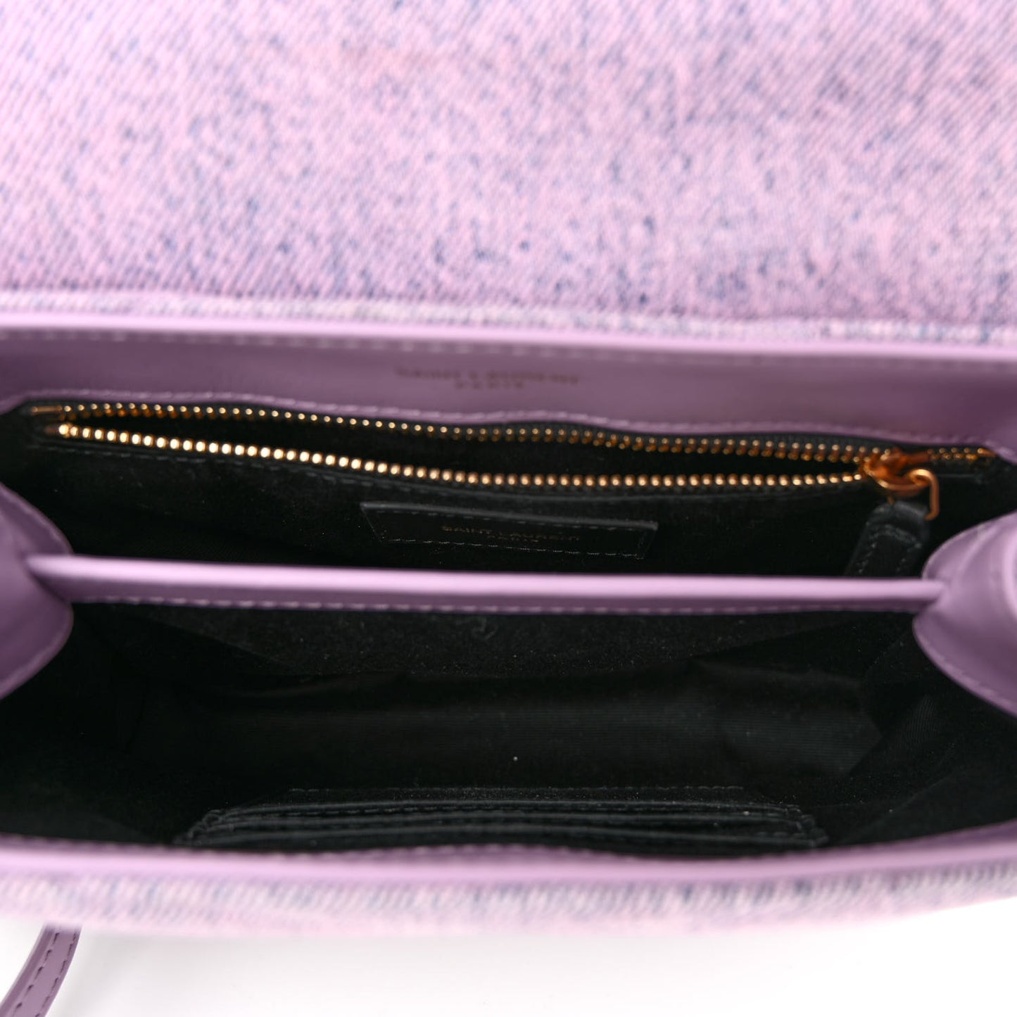 Denim Y Quilted Monogram Toy Loulou Crossbody Bag Bleached Lilac