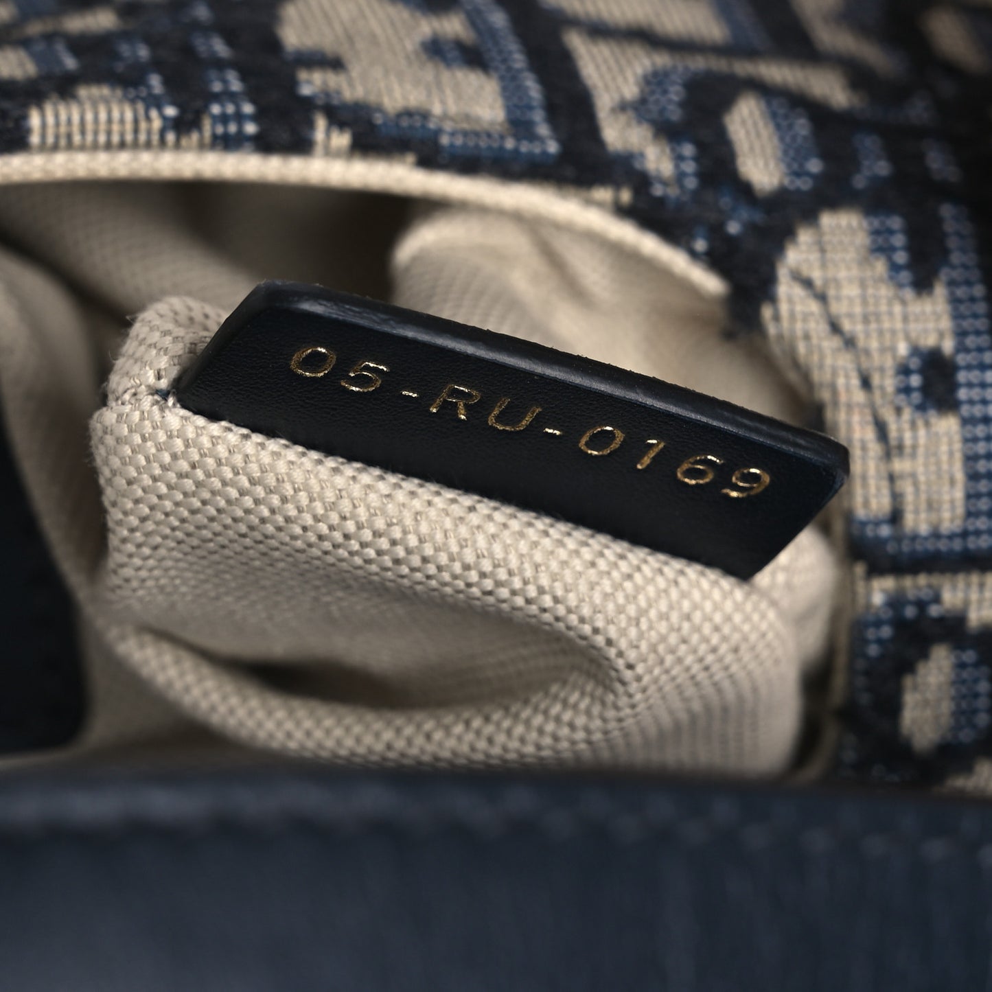 Oblique Mini Saddle Bag Blue