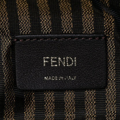 Fendi X SARAH COLEMAN Glazed Canvas Vitello King FF Vertigo Mini Shoulder Bag Cyber Blue White 6 of 9