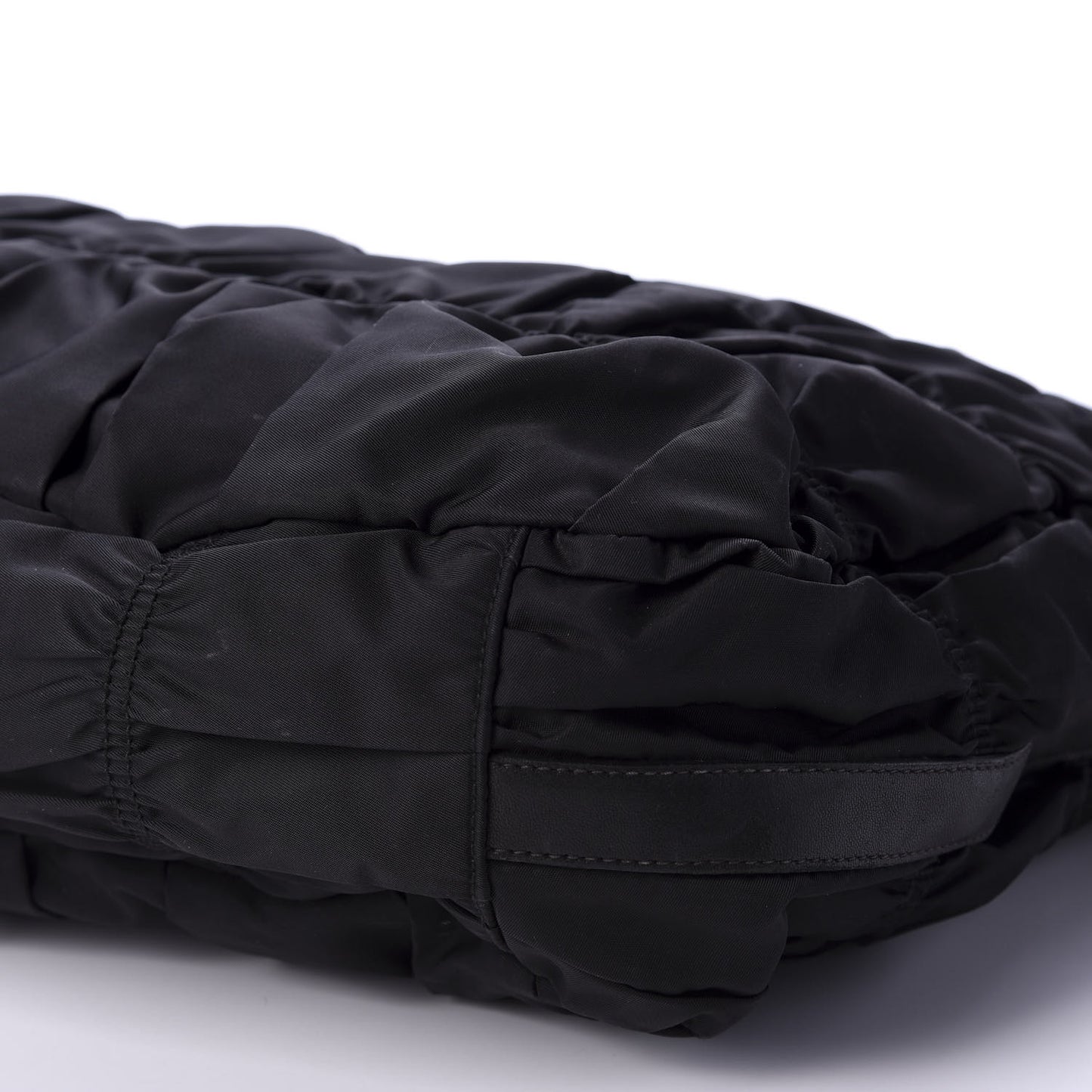 Tessuto Nylon Gaufre Hobo Black