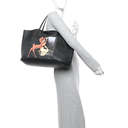 Givenchy Textured Coated Canvas Bambi Print Large Antigona Tote Black 2 of 16