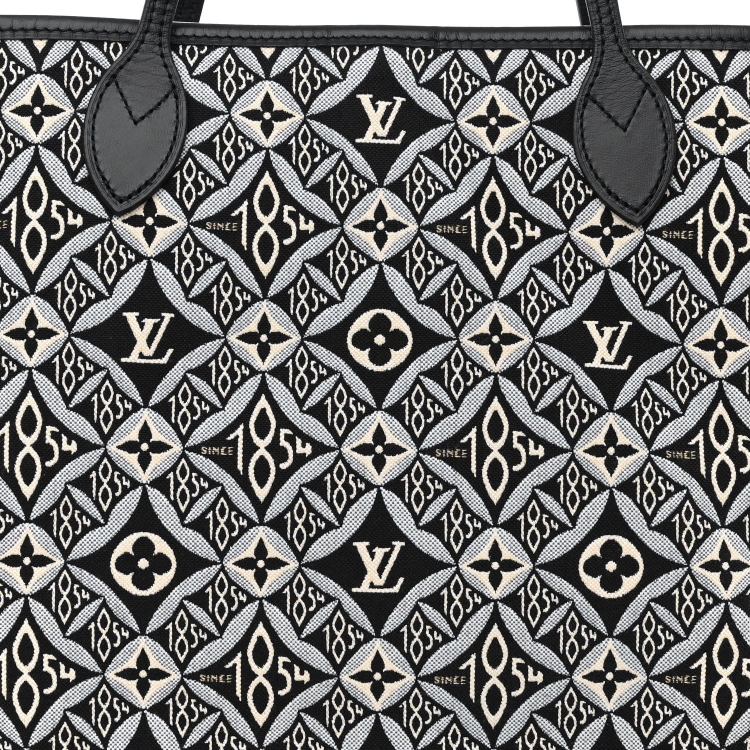 Louis Vuitton Jacquard Since 1854 Neverfull MM Grey 11 of 13