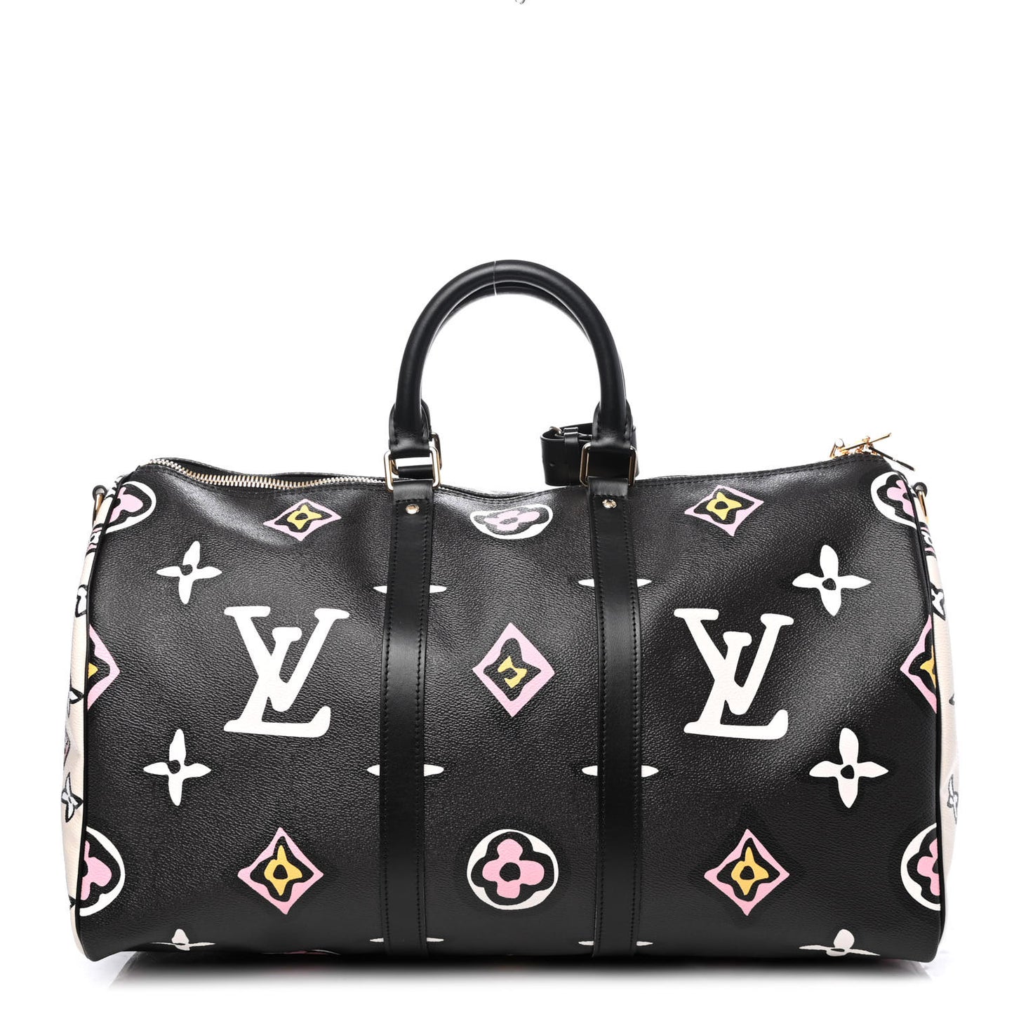 Monogram Giant Wild At Heart Keepall Bandouliere 45 Black