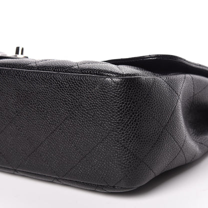 Chanel Caviar Quilted Jumbo Single Flap Black 7 of 13