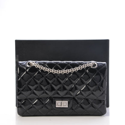 Chanel Glazed Calfskin Quilted 2.55 Reissue 225 Flap Black 8 of 8