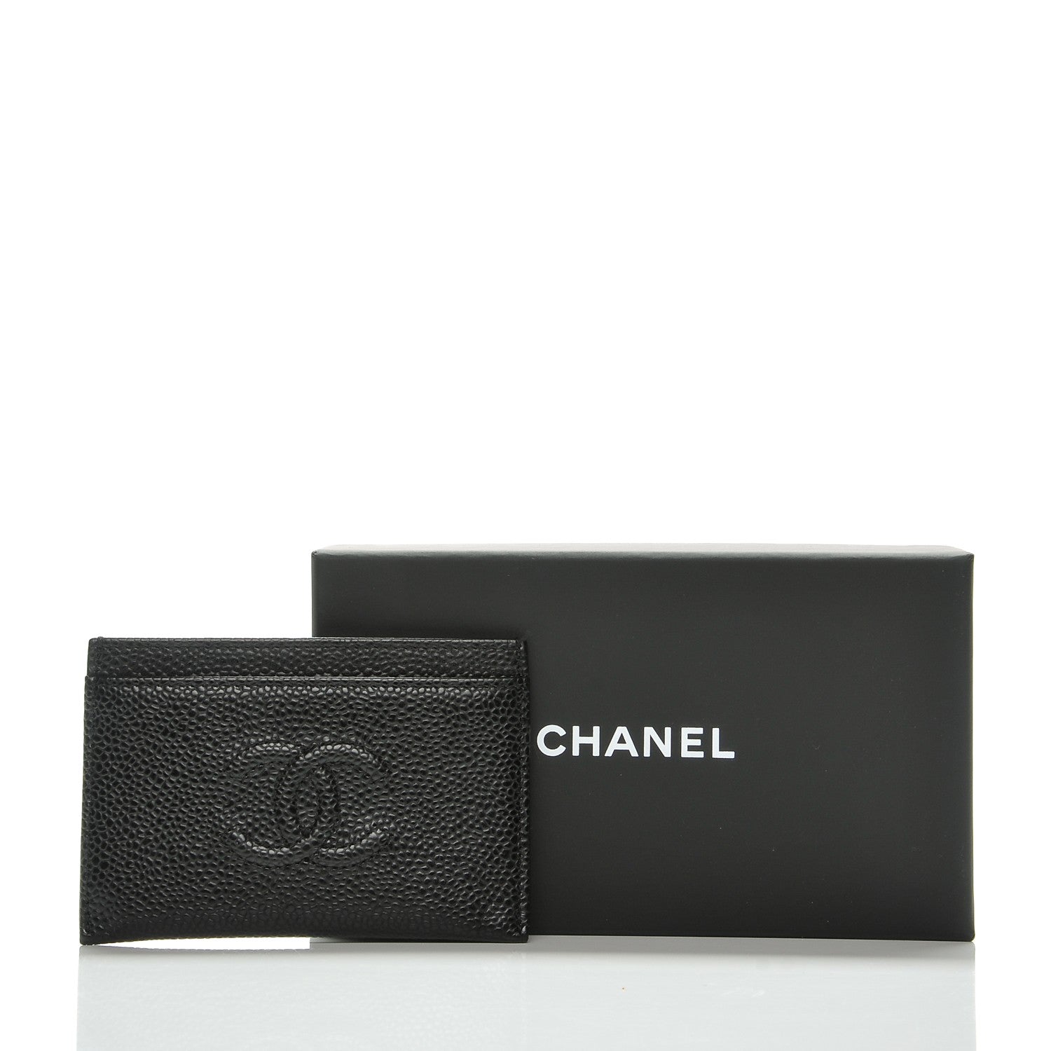 Chanel Caviar Timeless CC Card Holder Black 9 of 9